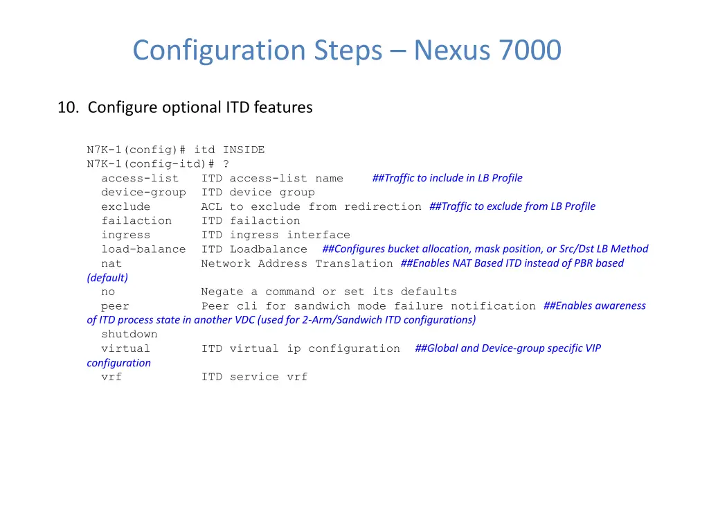 configuration steps nexus 7000 17