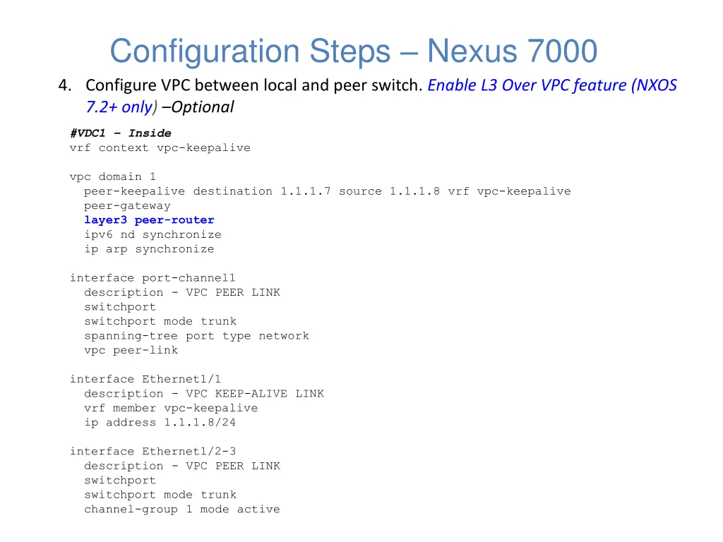 configuration steps nexus 7000 27