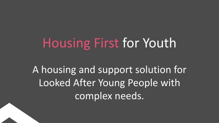 housing first for youth