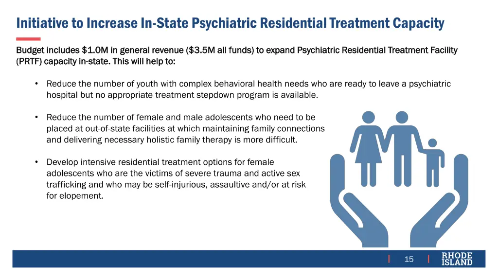 initiative to increase in state psychiatric