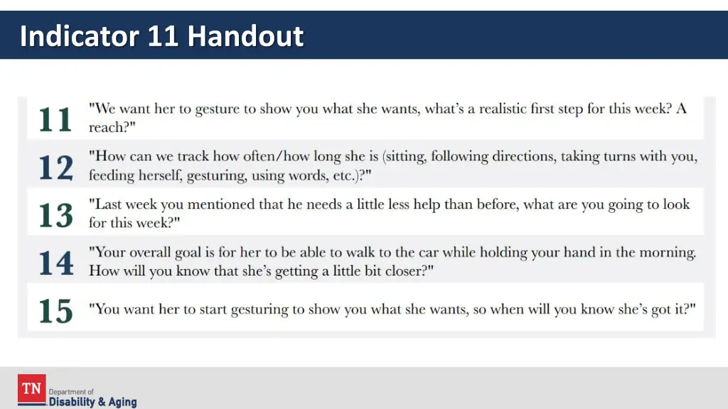 indicator 11 handout 2