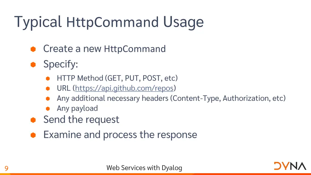 typical httpcommand usage