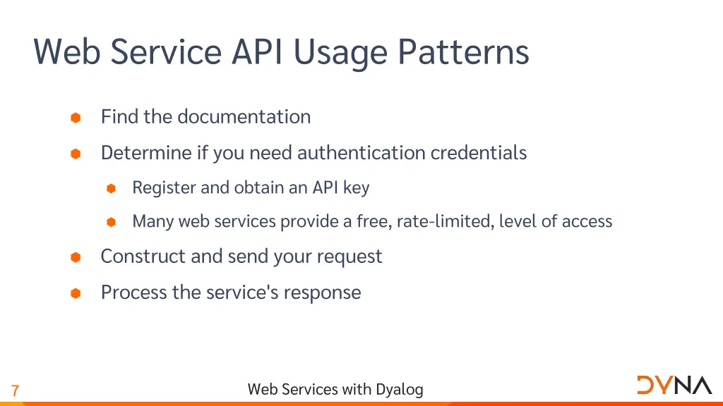 web service api usage patterns