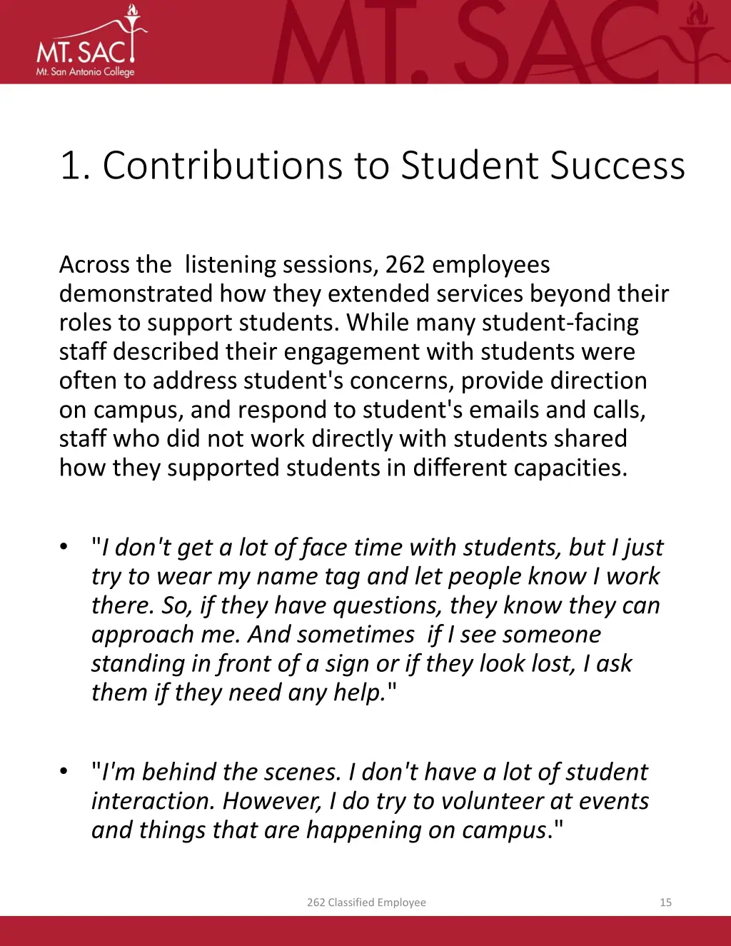 1 contributions to student success 1