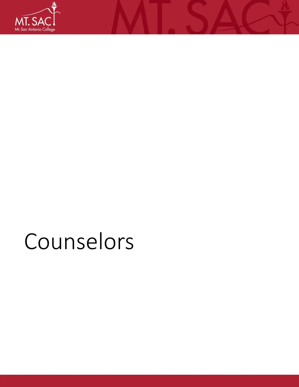 counselors