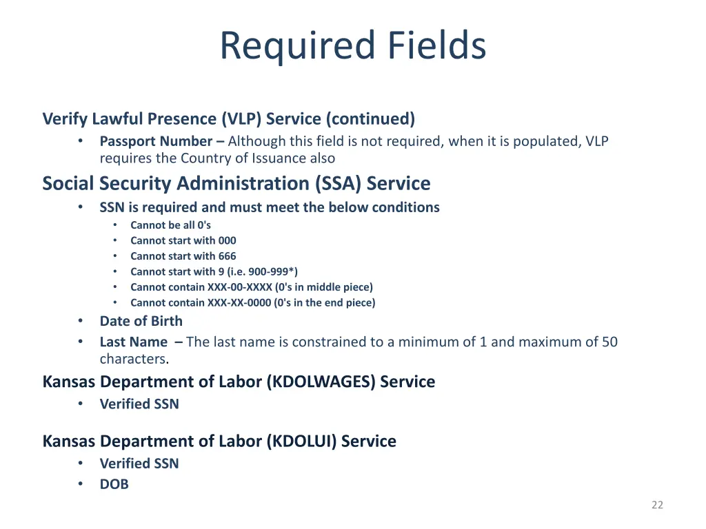 required fields 1