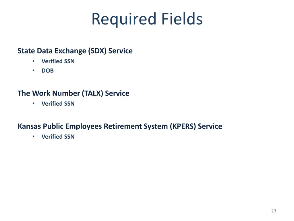 required fields 2