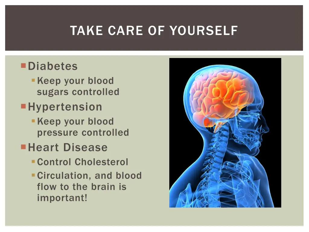 take care of yourself
