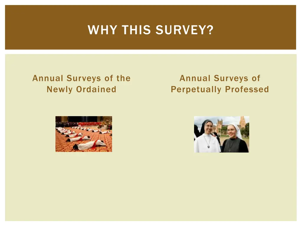 why this survey