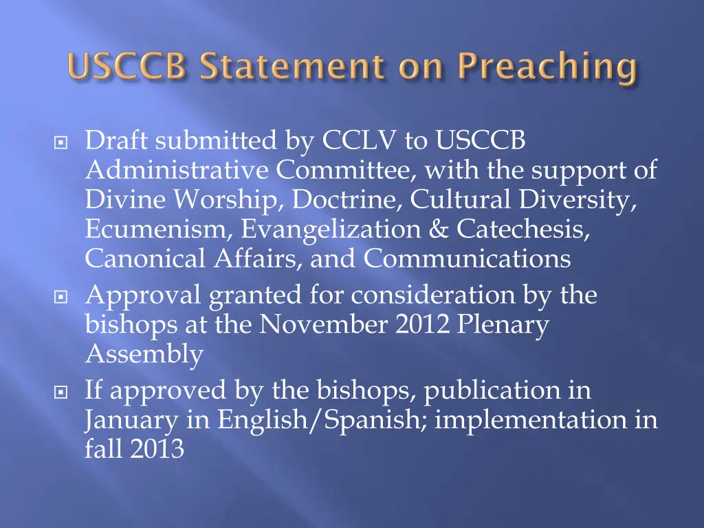 draft submitted by cclv to usccb administrative