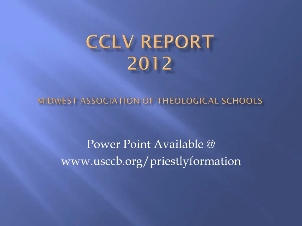 power point available @ www usccb