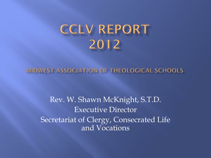rev w shawn mcknight s t d executive director