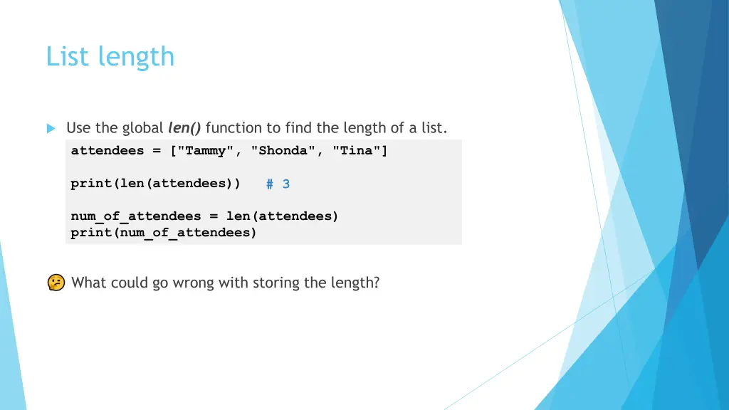 list length