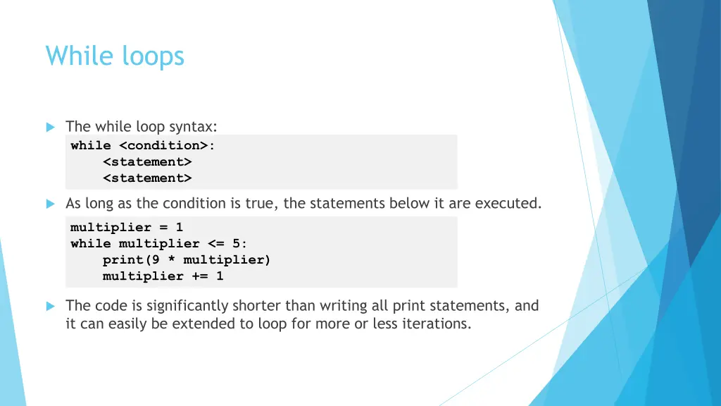 while loops 1