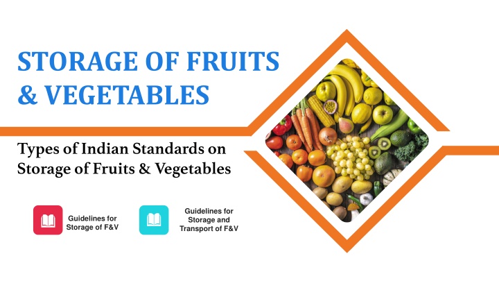 storage of fruits vegetables