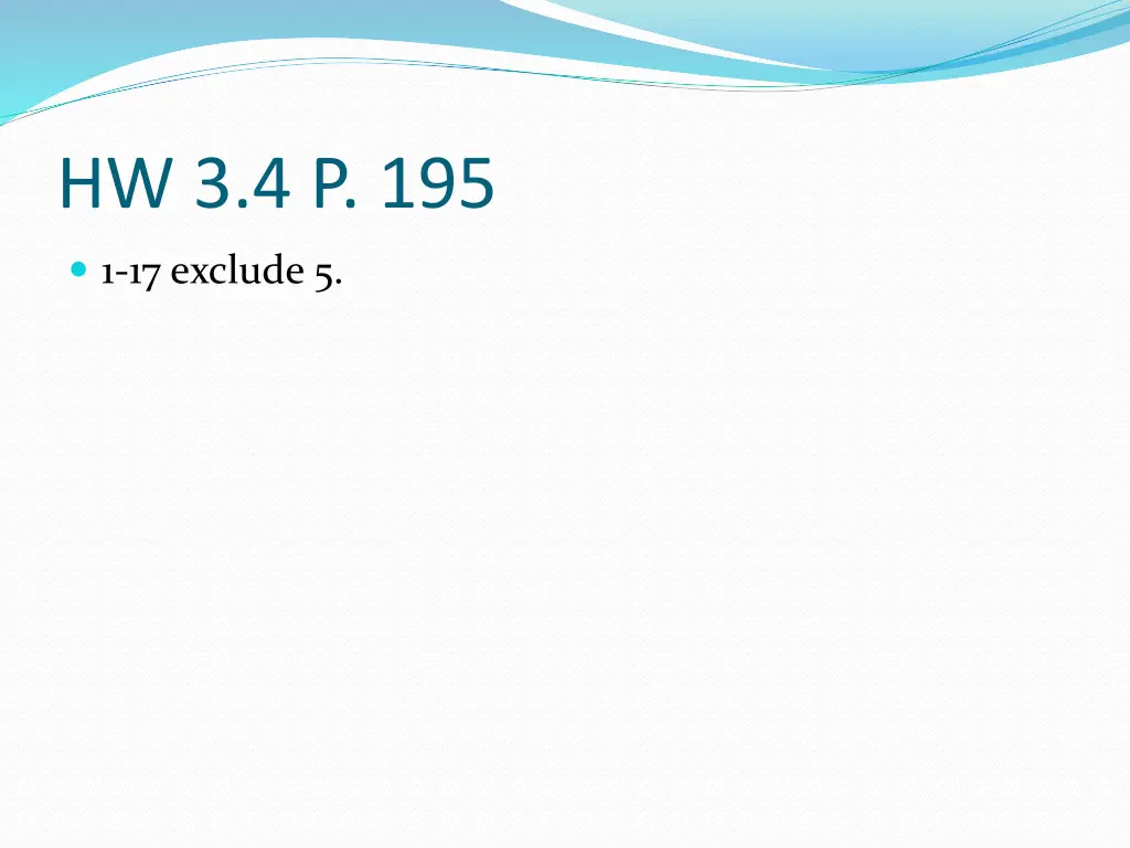 hw 3 4 p 195