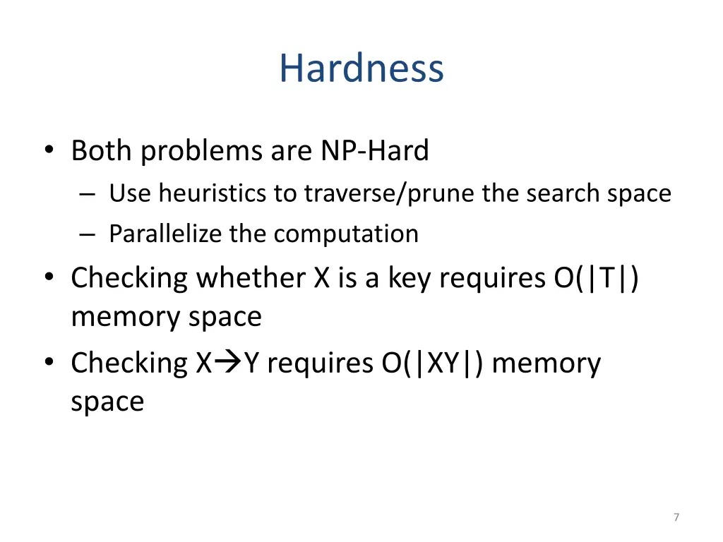 hardness