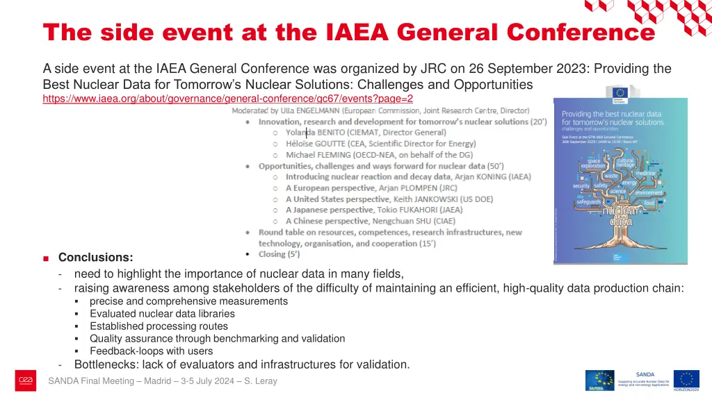 the side event at the iaea general conference