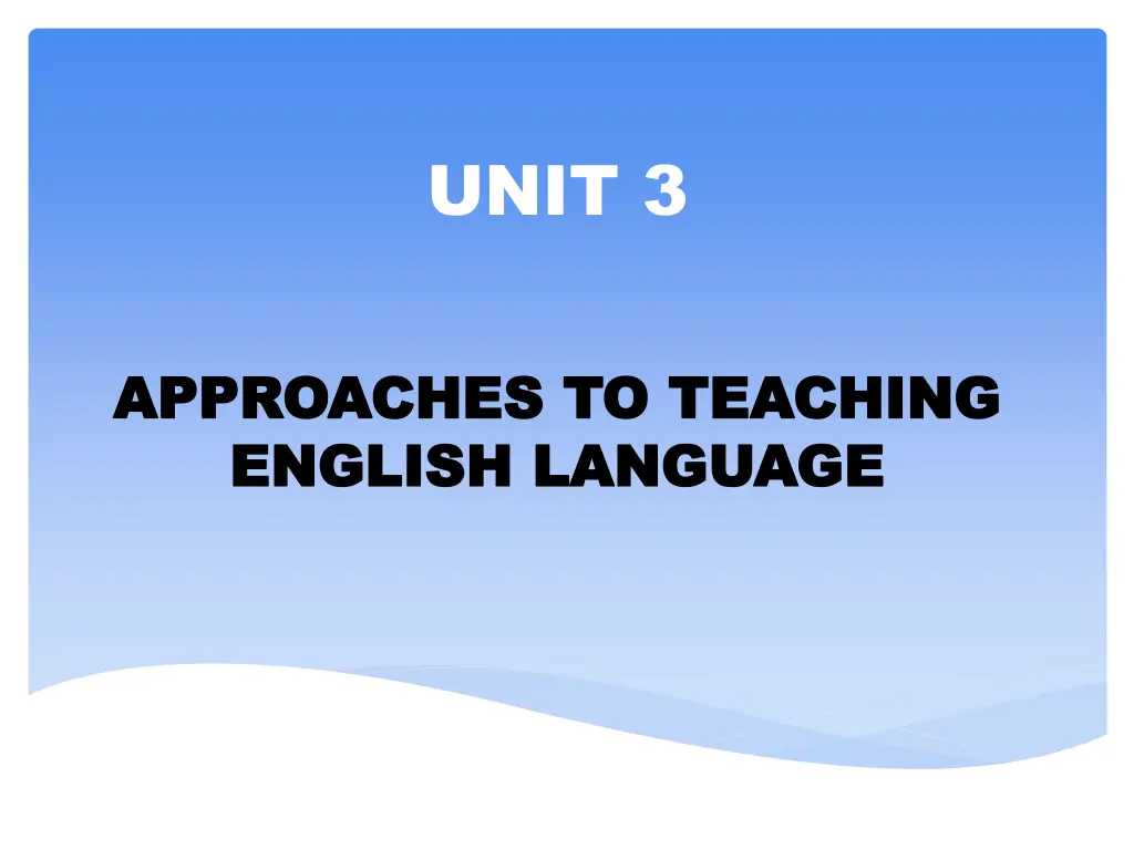 unit 3
