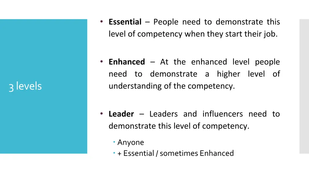 essential people need to demonstrate this level