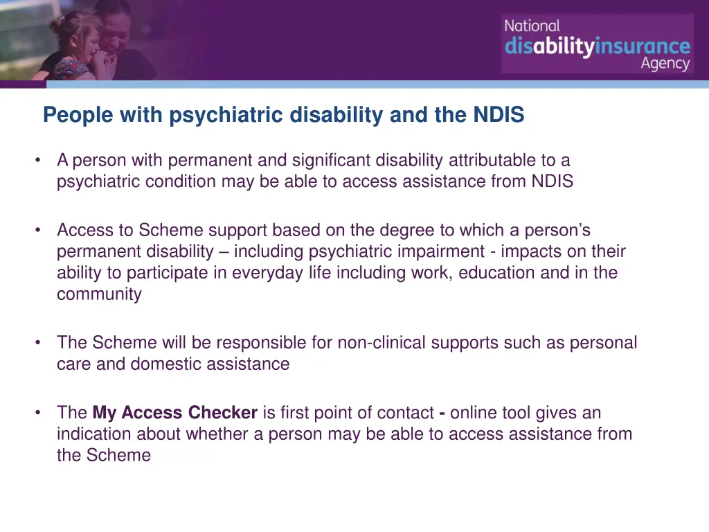 people with psychiatric disability and the ndis