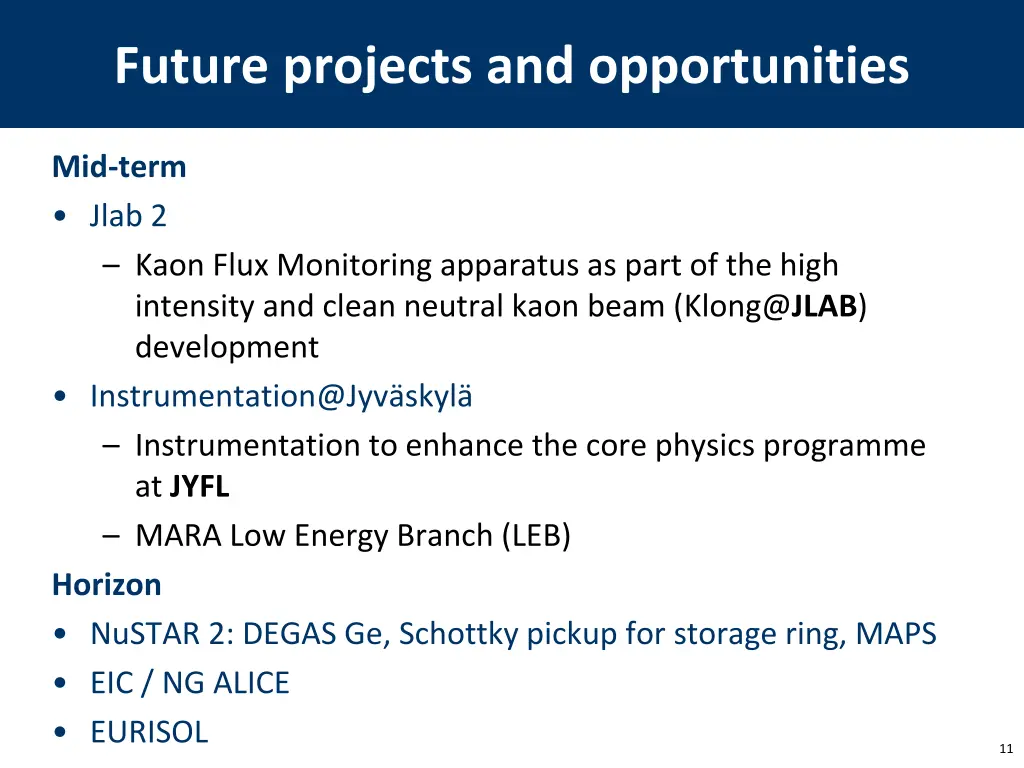 future projects and opportunities 1