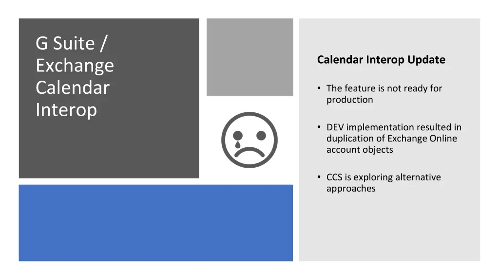 g suite exchange calendar interop
