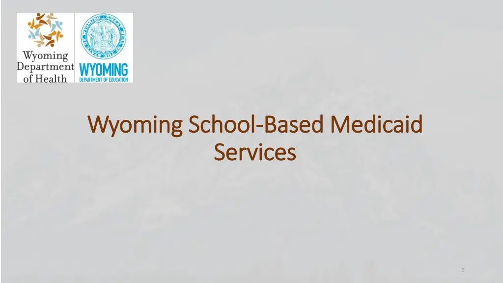 wyoming school wyoming school based medicaid