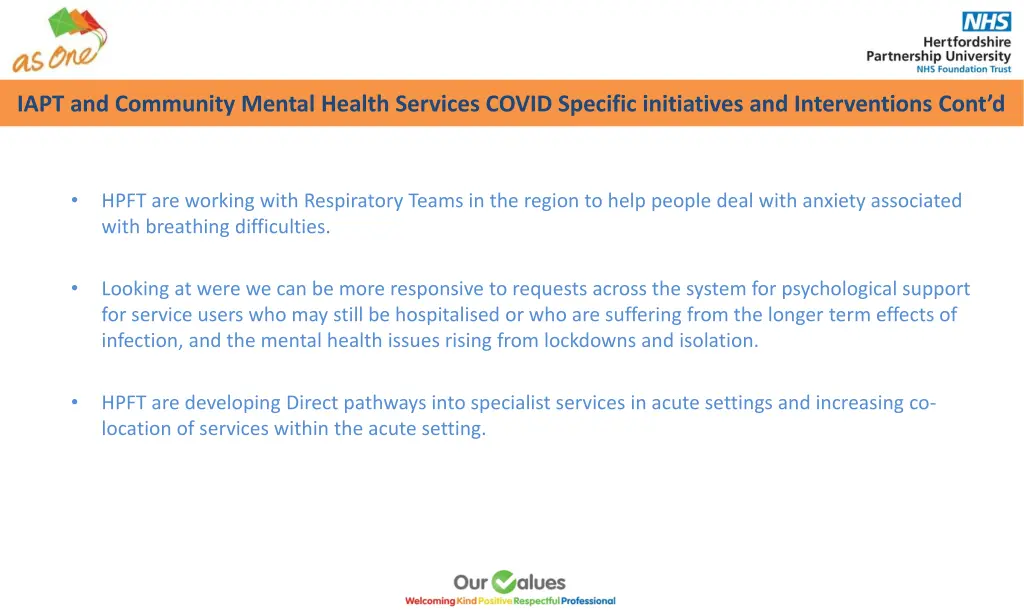 iapt and community mental health services covid 3