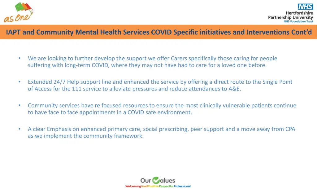iapt and community mental health services covid 4