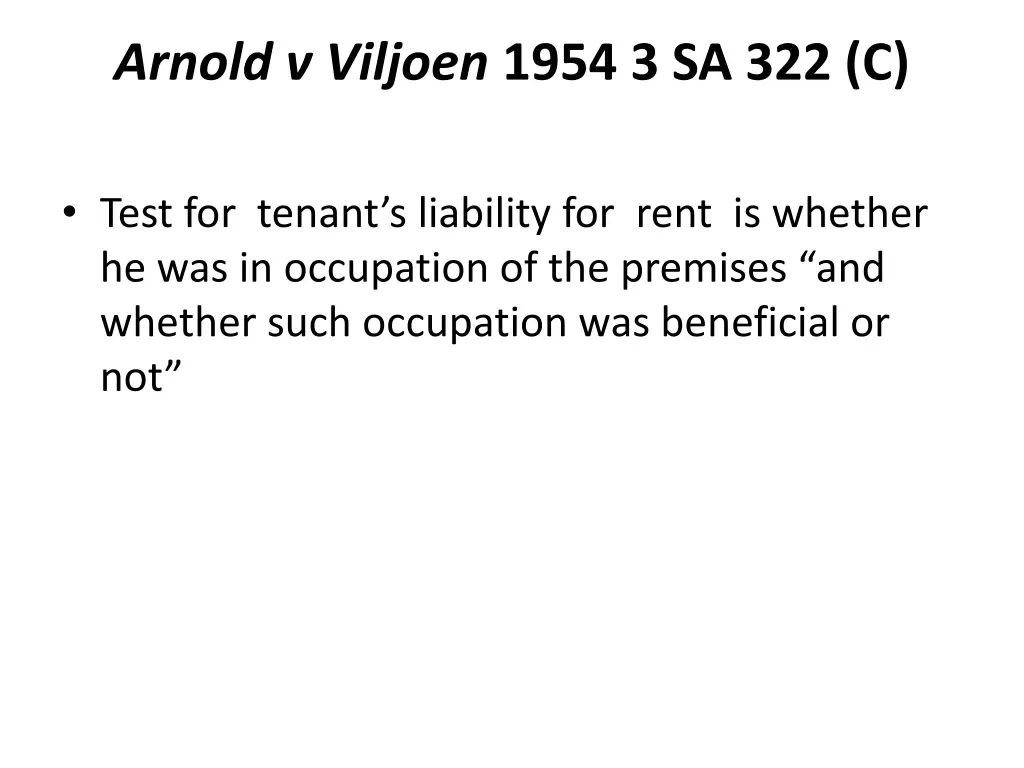 arnold v viljoen 1954 3 sa 322 c