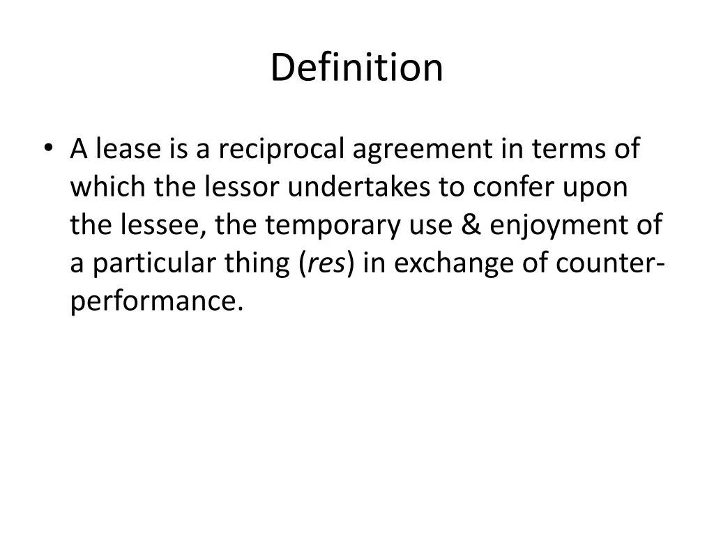 definition