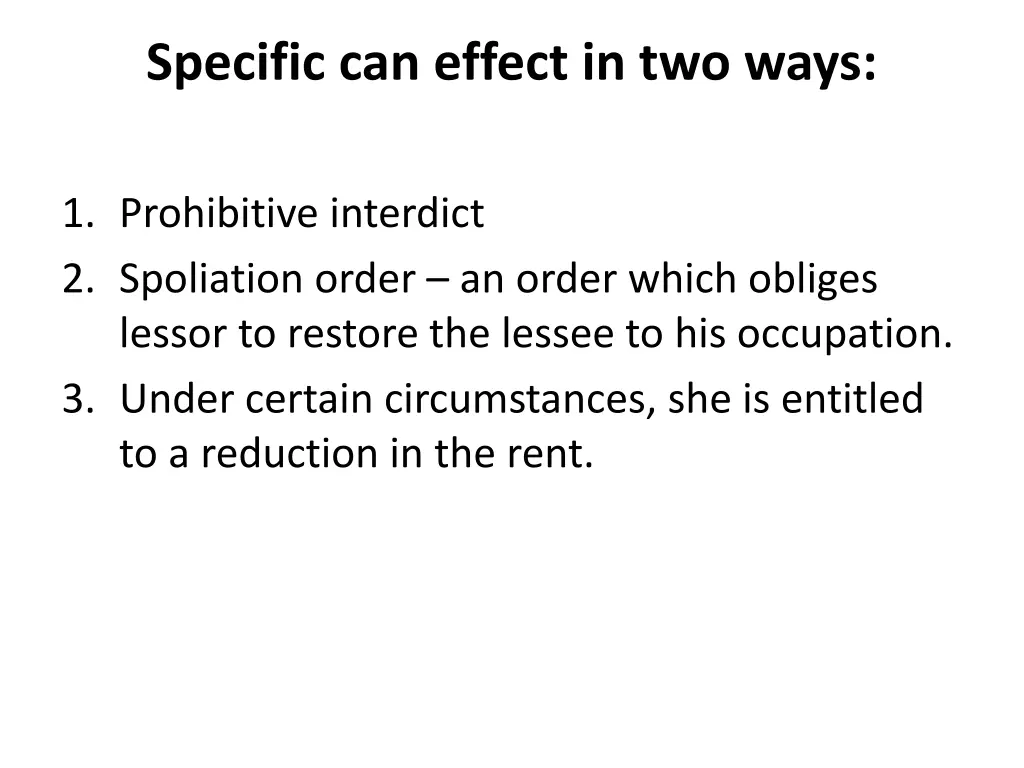 specific can effect in two ways