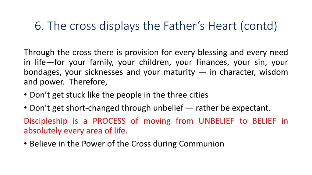 6 the cross displays the father s heart contd