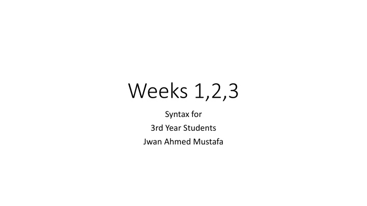 weeks 1 2 3