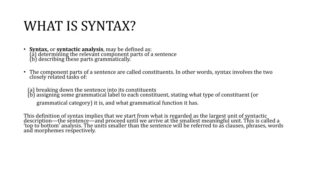 what is syntax