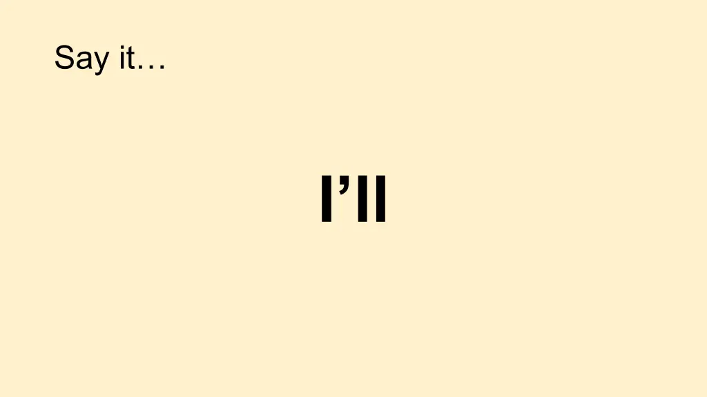 say it 11