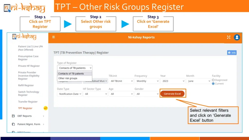 tpt other risk groups register