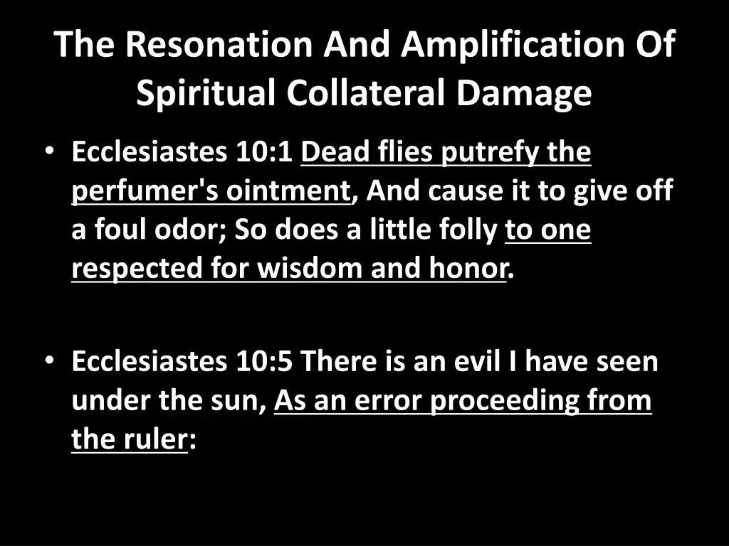 the resonation and amplification of spiritual 1