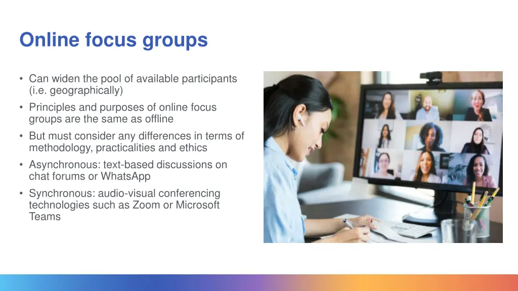 online focus groups