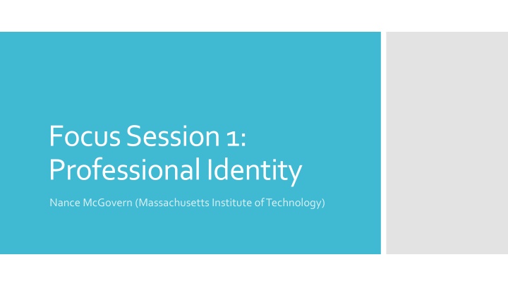 focus session 1 professional identity