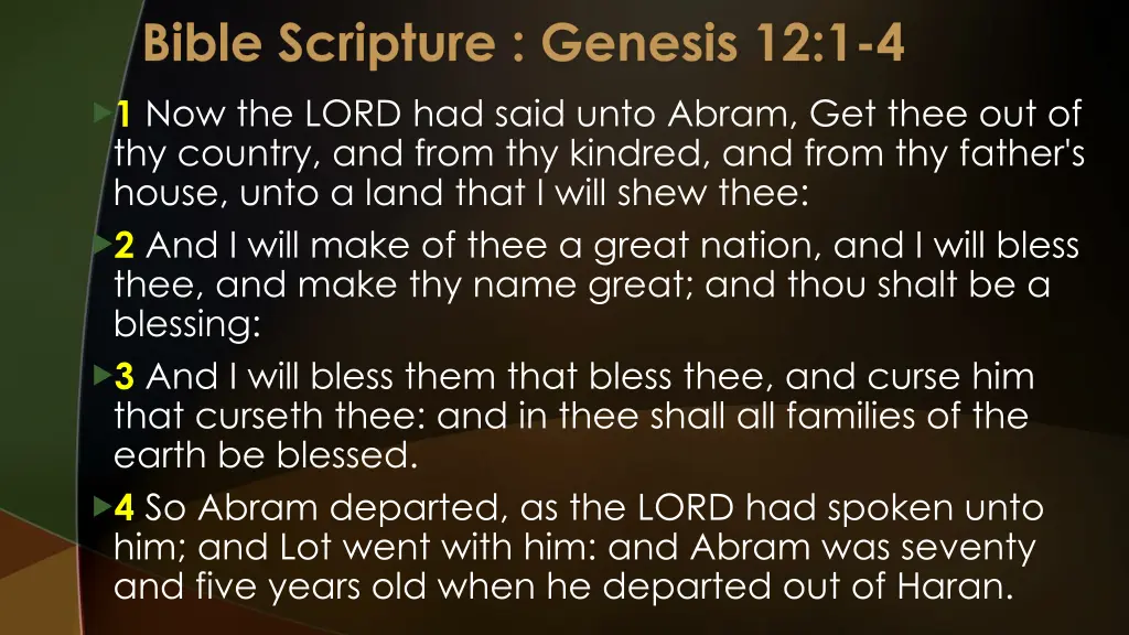 bible scripture genesis 12 1 4