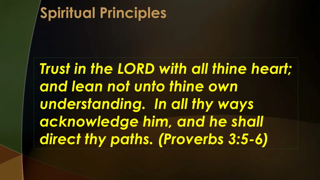 spiritual principles 1