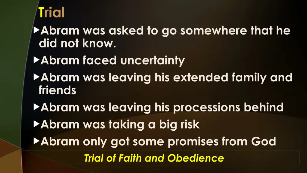 trial