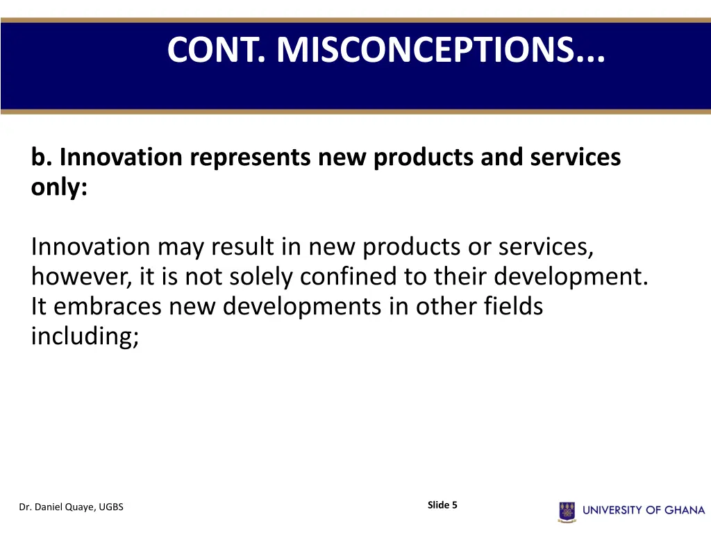 cont misconceptions