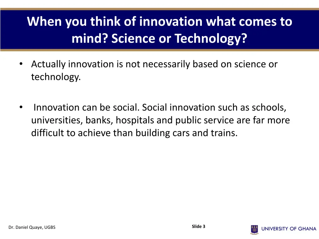when you think of innovation what comes to mind