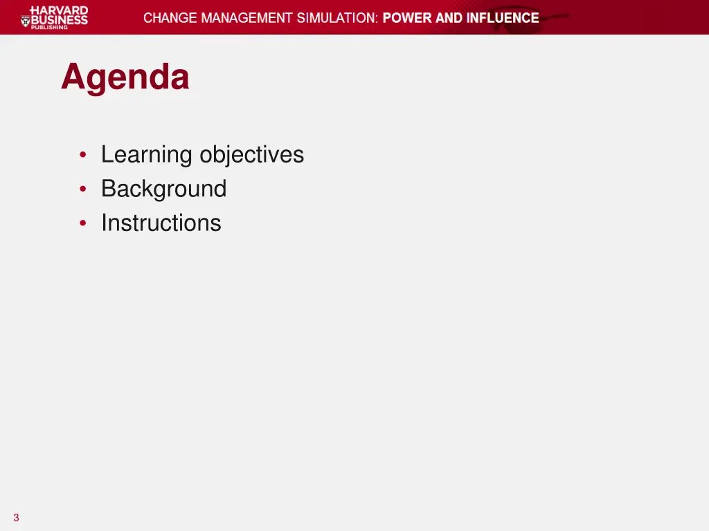 agenda
