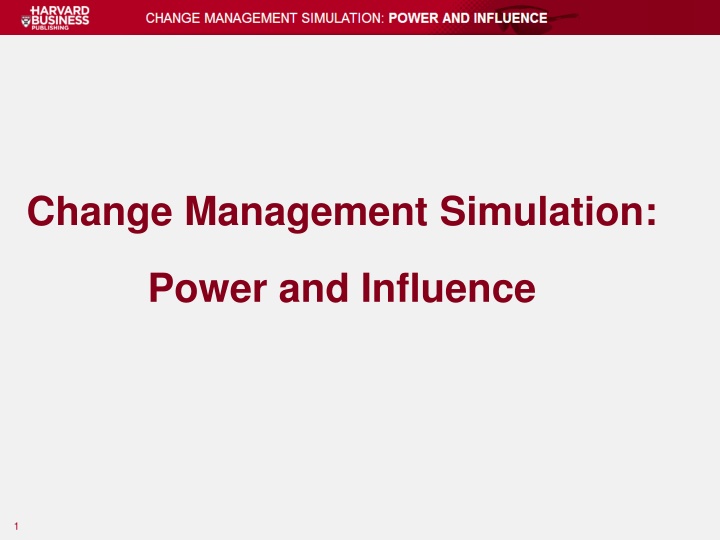 change management simulation