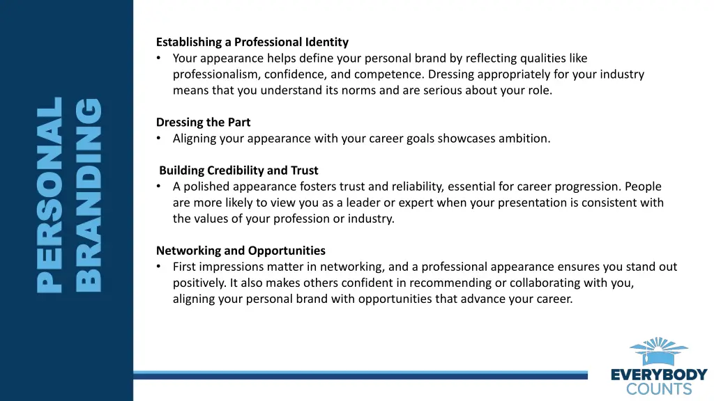 establishing a professional identity your