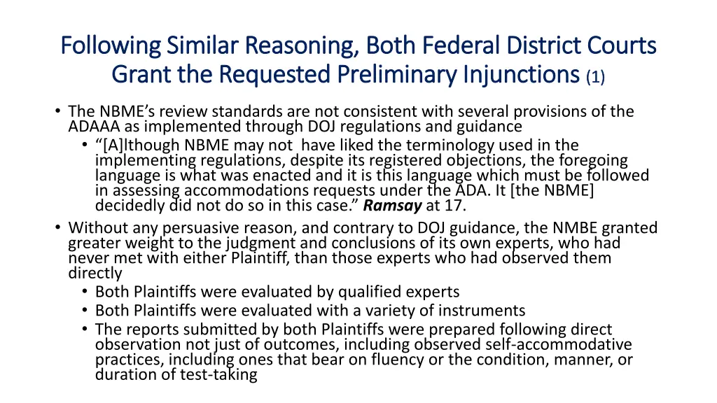 following similar reasoning both federal district
